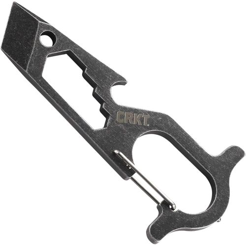 컬럼비아 [아마존베스트]Columbia River Knife & Tool CRKT Pryma Stainless Steel Multitool: Compact and Lightweight EDC Metal Multi-Tool with Pry Bar, Hex Wrench, Bottle Opener, Glass Breaker, and Carabiner 9011