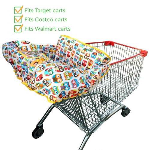  [아마존베스트]CROC N FROG Croc n frog 2-in-1 Shopping Cart Cover | High Chair Cover for Baby | Large