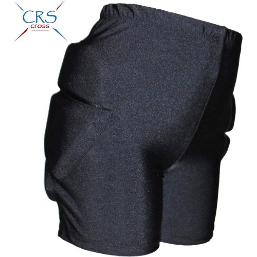  CRS Cross Padded Figure Skating Shorts  Ladies Crash Butt Pads for Hips Tailbone & Butt (9 Pads)