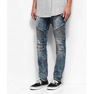 CRYSP DENIM Crysp Denim Skywalker Biker Medium Blue Jeans