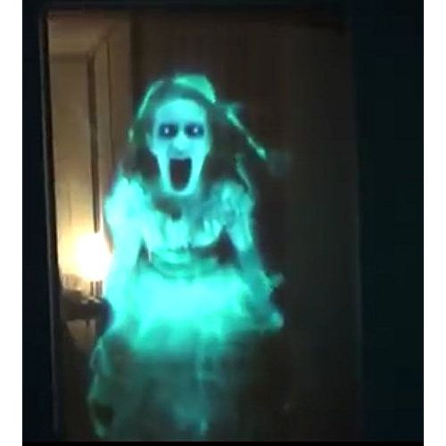  CSL Atmosfearfx Ghostly Apparitions Video Projector Kit With Rear Projection Screen and Hologram Screen And Stand Kit