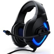 [아마존베스트]CSL-Computer CSL - Gaming Headset fuer PC Xbox One Xbox One S Xbox One X PS4 PS4 Pro PS5 - Klinkenanschluss 3,5mm - Klinke Kopfhoerer mit Mikrofon - Headset - Fuer Gaming Musik Chat