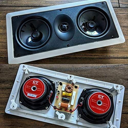  CT Sounds in-Wall Surround Sound 5.25 LCR (Left, Center & Right) Home Theater Weatherproof Audio Speaker (1 Speaker)