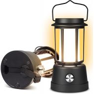 Camping Lantern, CT CAPETRONIX Lanterns for Power Outages 6000mAh, IPX5 Waterproof, Rechargeable Camping Lantern with Hand-Cranked, Solar Lantern Camping Essentials for/Tent/Hiking