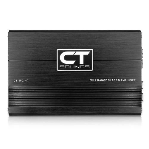  CT Sounds CT-150.4D Full-Range Class D 4 Channel Car Audio Amplifier, 1000 Watts RMS