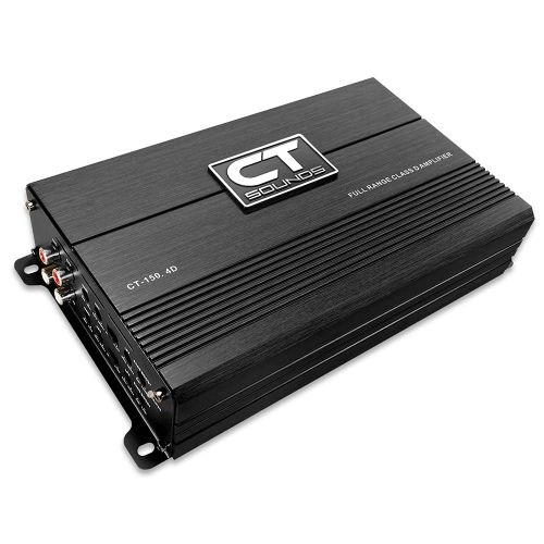  CT Sounds CT-150.4D Full-Range Class D 4 Channel Car Audio Amplifier, 1000 Watts RMS