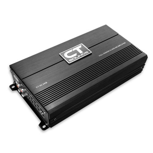  CT Sounds CT-80.4AB Full-Range Class AB 4 Channel Car Audio Amplifier, 480 Watts RMS