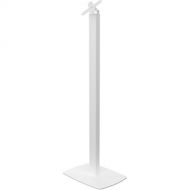 CTA Digital Thin Profile Floor Stand with VESA Plate (White)