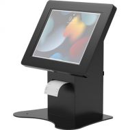 CTA Digital Universal Security Tablet Enclosure Desk Mount with Printer Shelf Compartment