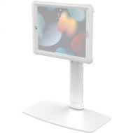 CTA Digital Height-Adjustable Mount with Quick-Release Case for Select iPads (White)