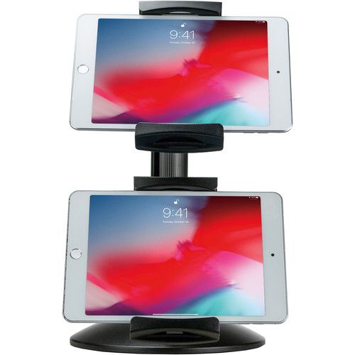  CTA Digital Quick-Connect Dual Tablet Mount with Height-Adjustable Arms