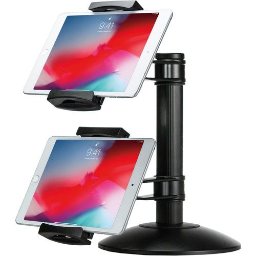  CTA Digital Quick-Connect Dual Tablet Mount with Height-Adjustable Arms