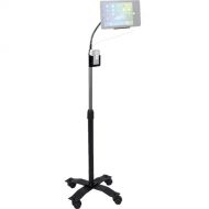 CTA Digital Compact Security Gooseneck Floor Stand for 9.7