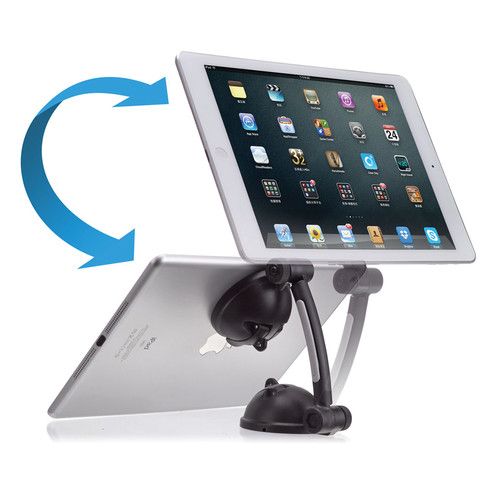  CTA Digital Anti-Theft Suction Mount Stand with Theft Deterrent Lock for Tablets and Smartphones