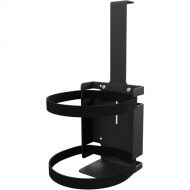 CTA Digital Metal Sanitizer Bottle Holder for PAD-PARAF & PAD-PARAF2 Dual Enclosure Floor Stands (Black)