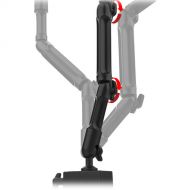 CTA Digital Custom Flex Desk Clamp Mount with Security Enclosure for 10.2