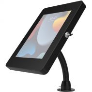 CTA Digital Premium Security Kiosk Stand with Gooseneck Tabletop Mount (Black)