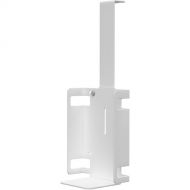 CTA Digital Metal Sanitizer Bottle Holder for PAD-PARAF & PAD-PARAF2 Dual Enclosure Floor Stands (White)