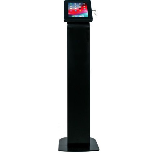  CTA Digital Premium Locking Floor Stand Kiosk (Black)