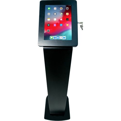  CTA Digital Premium Locking Floor Stand Kiosk (Black)