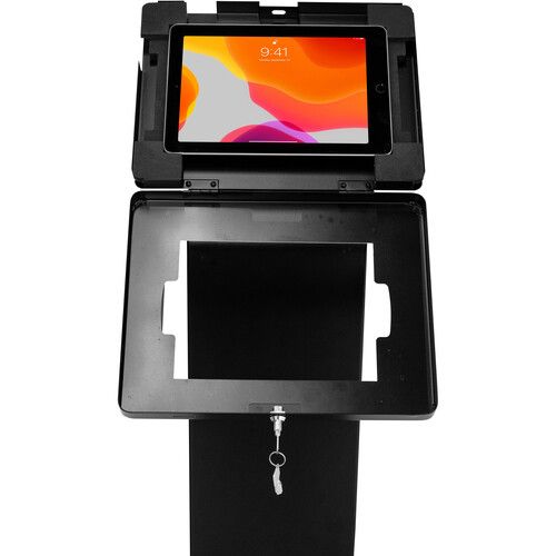  CTA Digital Premium Small Locking Floor Stand Kiosk (Black)