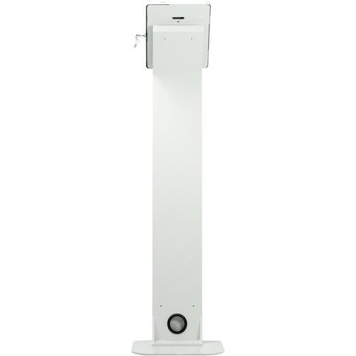  CTA Digital Premium Locking Floor Stand Kiosk (White)