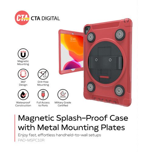  CTA Digital Magnetic Splashproof Case for 10.2 and 10.5