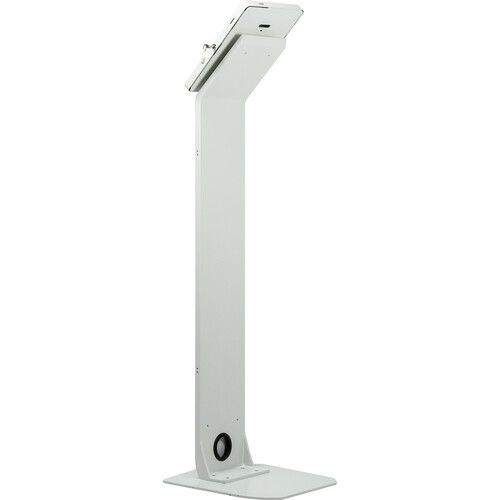  CTA Digital Premium Large Locking Floor Stand Kiosk (White)