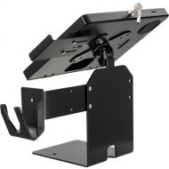 CTA Digital Single VESA Plate POS Station with Paragon Enclosure, Printer Stand, Scanner Holder, and Card Reader Holder