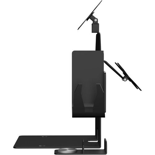  CTA Digital Dual VESA PoS Station with Print Stand and Card Reader and Scanner Holders