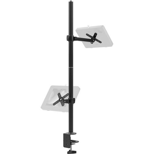  CTA Digital Clamp Pole with Two VESA Plates