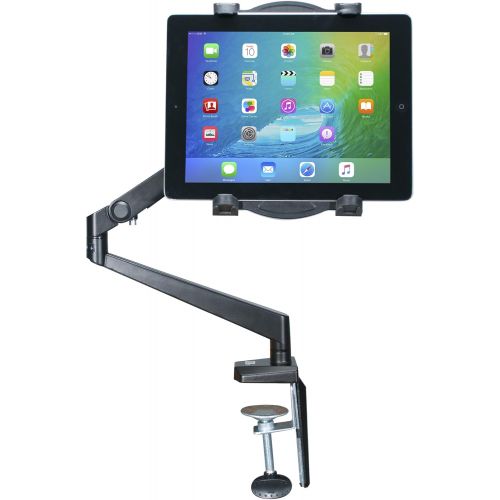  CTA Digital PAD-TAM Tabletop Arm Mount for 7-12-Inch Tablets, including the iPad 10.2-Inch (7th Gen), 11-inch iPad Pro (2018), iPad Gen. 6 & 5 & More