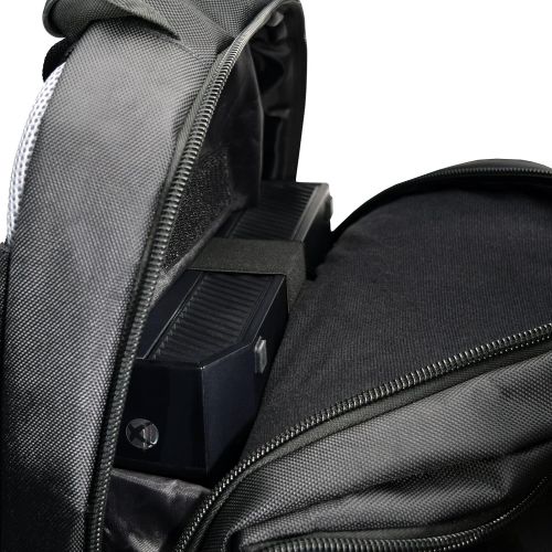  By      CTA Digital Rolling Universal Gaming Backpack for Xbox One XSPlaystation 4 SlimPS4XB1XB360PS3