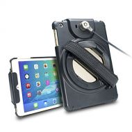 CTA Digital Anti-Theft Case with Built-in Grip Stand, iPad Mini 1-4 (PAD-ACGM)