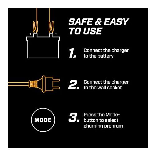  CTEK (56-865) US 0.8 12 Volt Fully Automatic 6 Step Battery Charger,Black