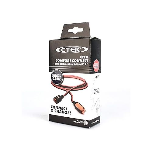  CTEK (56-304) Comfort Connect Extension Cable, 8.2 Feet