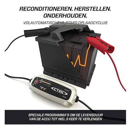  CTEK (56-305) Euro Charger MXS 5.0 EU 12 Volt/5A