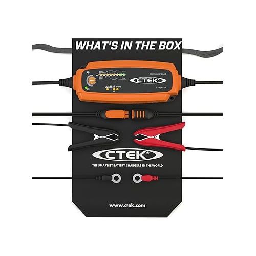  CTEK (56-958) MUS 4.3 POLAR 12 Volt Fully Automatic Extreme Climate 8 Step Battery Charger