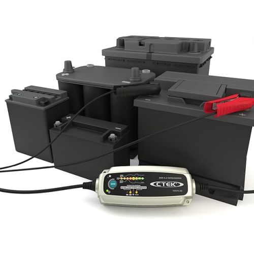  CTEK 4.3 TEST & CHARGE, 12 Volt Fully Automatic Charger with Unique Battery And Alternator Testing, Ideal for Long Term Storage