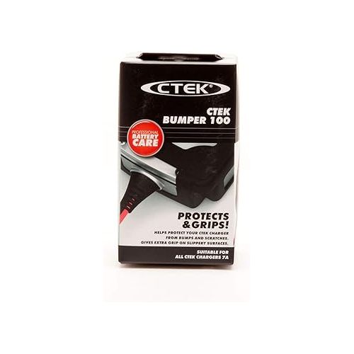  CTEK Black Bumper for MUS 7002 Battery Charger, Protects Your Charger and the Paint