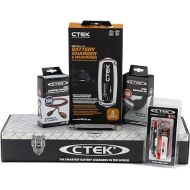 CTEK (40-206) MXS 5.0 12Volt Battery Charger Vehicle Storage Bundle