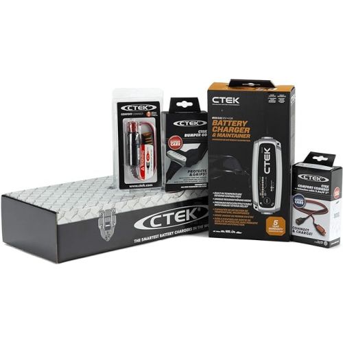  CTEK (40-206) MXS 5.0 12Volt Battery Charger Vehicle Storage Bundle