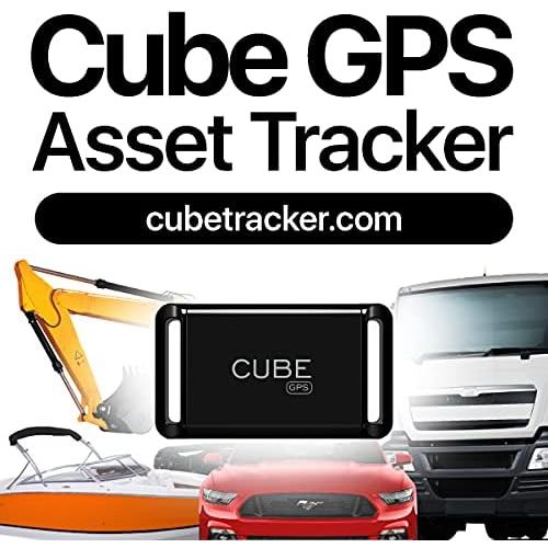  Cube GPS Tracker, Waterproof Worldwide Coverage, 4G LTE Real-Time Tracking - Effectively Used as Dog GPS Tracker, Car GPS Tracker, GPS Trackers for Elderly, Asset and Fleet, Subscr