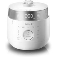 CUCKOO CRP-LHTR0609FW 6-Cup (Uncooked) / 12-Cup (Cooked) Induction Heating Twin Pressure Rice Cooker with Nonstick Inner Pot, 16 Menu Modes, 3 Voice Guide, Auto Clean (White)
