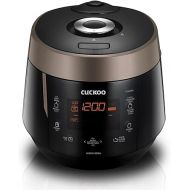 CUCKOO CRP-P0609S | 6-Cup (Uncooked) Pressure Rice Cooker | 12 Menu Options: Quinoa, Nu Rung Ji, GABA/Brown Rice & More, Made in Korea | Black/Copper