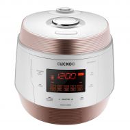 CUCKOO Cuckoo CMC-QSB501S, Q5 Premium 8 in 1 Multi (Pressure, Slow, Rice Cooker, Browning Fry, Steamer, Warmer, Yogurt, Soup Maker) Stainless Steel, Mad, Medium, GOLD/WHITE