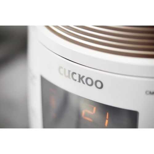  CUCKOO Cuckoo CMC-QSB501S, Q5 Premium 8 in 1 Multi (Pressure, Slow, Rice Cooker, Browning Fry, Steamer, Warmer, Yogurt, Soup Maker) Stainless Steel, Mad, Medium, GOLD/WHITE