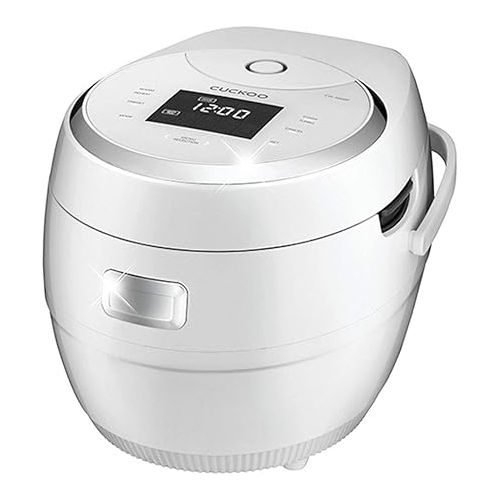  CUCKOO CR-1020F | 10-Cup (Uncooked) Micom Rice Cooker | 16 Menu Options: White Rice, Brown Rice & More, Nonstick Inner Pot, Designed in Korea | White