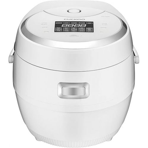  CUCKOO CR-1020F | 10-Cup (Uncooked) Micom Rice Cooker | 16 Menu Options: White Rice, Brown Rice & More, Nonstick Inner Pot, Designed in Korea | White