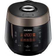 Cuckoo CRP-P0609S 6 cup Electric Heating Pressure Rice Cooker & Warmer  12 built-in programs including Glutinous (white), Mixed, Brown, GABA and more, 10.10 x 11.60 x 14.20, Black